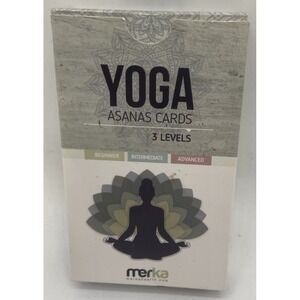 Yoga Asanas Cards with 3 Levels Complete Opened but Unused